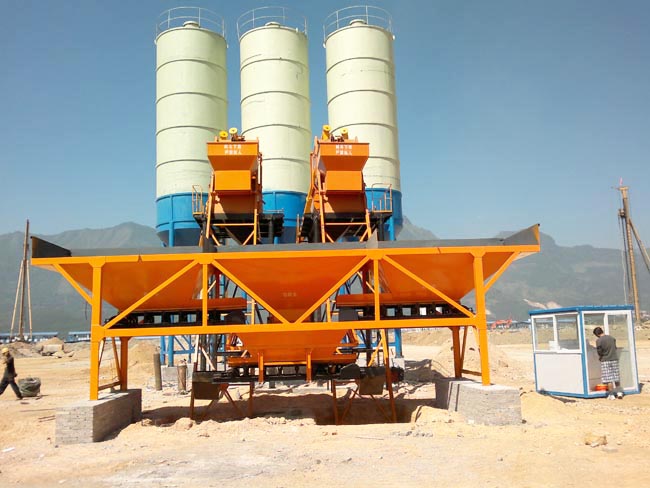 螺旋機、水泥罐、攪拌機